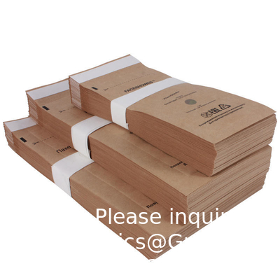 Outil de salon des ongles Stérilisateur à chaleur sèche Sacs 75*150mm Sacs de stérilisation jetables Stérilisateur autoclave Sacs en papier