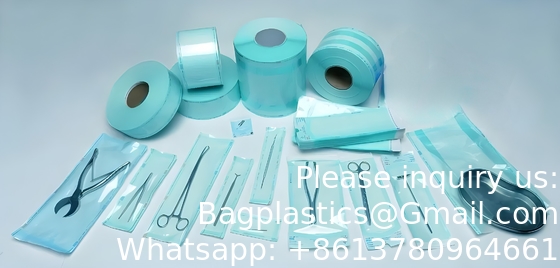 Emballages de qualité médicale étanchéité thermique stérilisation sac à rouleaux emballage en papier dentaire sac stérilisé étanchéité