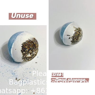 4x6 pouces 500 PCS Sac à enveloppe resserré rond/Coupole supérieure sans odeur 100 Gauge avec un trou de ventilation pour les bombes de bain, les savons, l'artisanat