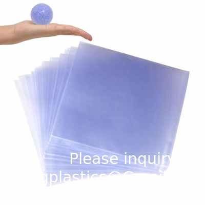 Sacs à enveloppe rétrécissante, 4 x 4 pouces, enveloppe rétrécissante thermique en PVC pour les savons faits à la main Bombes de bain, artisanat et bricolage