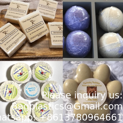 4X6 Sacs de film rétrécissants 500 Pack pour barres de savon, bombes de bain, petits cadeaux, sacs de film rétrécissants en PVC
