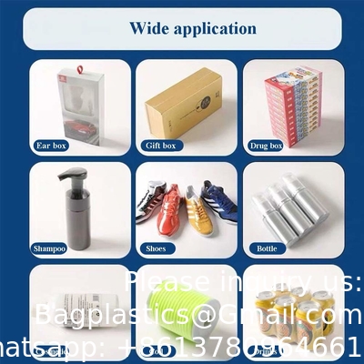 Sacs à emballage rétrécissant, matériaux en PVC rétrécissants par chaleur 100 paquets 8 x 10 pouces Sacs pour bombes de bain, barres de savon