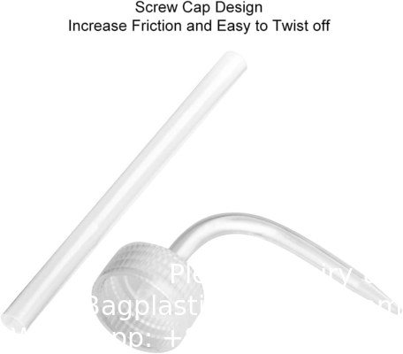 Bouteille de lavage chimique, 2 paquets de plastique de sécurité, bouteille de lavage de laboratoire, LDPE à bouche étroite, 1000 ml / 2 bouteille