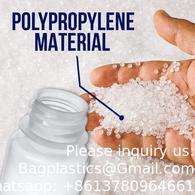 Bouteille de réactif en polypropylène à large bouche de qualité de laboratoire, contenant de bouteille vide en plastique de 2 oz avec bouchon