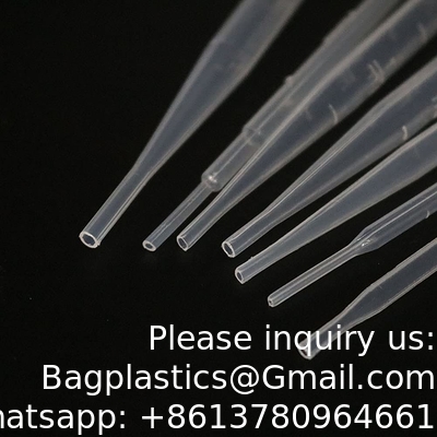 Pipettes graduées à transfert en plastique jetables, gouttière claire pour les huiles essentielles, test d'eau, laboratoire, art de bricolage
