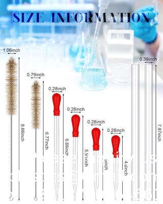 Ensemble de verres de laboratoire, ensemble de bouteilles de biberons, comprend les bouteilles Erlenmeyer, les bouteilles de verre, les bouteilles de mesure graduées