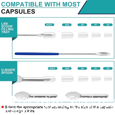 Ensemble d'échantillonneur de pinceau à micro spatule, en acier inoxydable, ensemble de pipettes de mélange d'échantillonnage de laboratoire