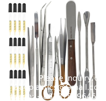 Kit de machine de remplissage de capsules pour le remplissage de pilules Cuillères de micro-laboratoire Outil de spatule pour les capsules de gel