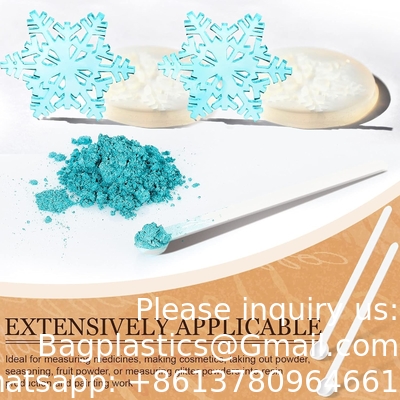 Cuillère à café Micro cuillères 150 milligrammes Mini cuillères à mesurer Cuillère en plastique Pour mesurer les cosmétiques, les médicaments