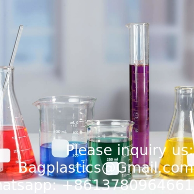 Ensemble de bouteilles en verre gradué 10 ml 25 ml 50 ml 100 ml, ensemble de biches en verre épais 50 ml 100 ml 250 ml avec 2 gouttières