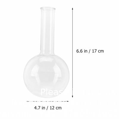 Flacon en plastique à fond plat bouillant Flacon en verre à fond rond Flacon à bouche étroite Flacon pour classe scientifique de laboratoire