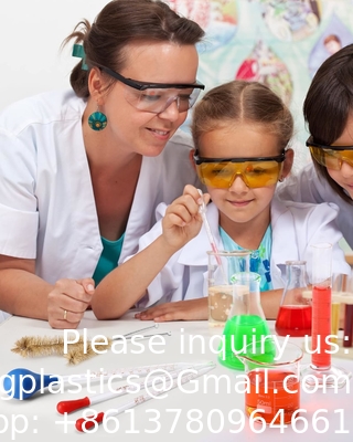 Ensemble de verres de laboratoire, ensemble de bouteilles de verre, ensemble de bouteilles de verre 3 bouteilles de verre 3 bouteilles d'Erlenmeyer 3 bouteilles de mesure graduées