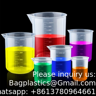 Gobelets en plastique Gobelets en plastique à gradation Gobelets à mesurer polyvalents transparents Gobelets de mélange époxy, Gobelets contenant du liquide