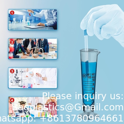 Coupe de mesure graduée en laboratoire avec bec à large bouche en verre, récipient conique, distributeur de liquide, cylindre de mesure