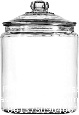Étiquettes de pots de biscuits en verre Marqueur de canisters de gallons pour comptoir de cuisine avec couvercles étanches, porte-emballage de sucre