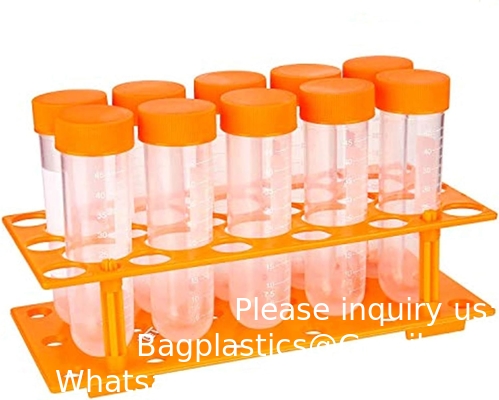 SCIENCE LAB Science primaire Jumbo tubes à essai avec support, ensemble de 10 tubes, ustensiles en plastique de laboratoire, tube de laboratoire pour les tests