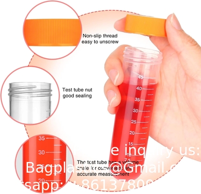 SCIENCE LAB Science primaire Jumbo tubes à essai avec support, ensemble de 10 tubes, ustensiles en plastique de laboratoire, tube de laboratoire pour les tests