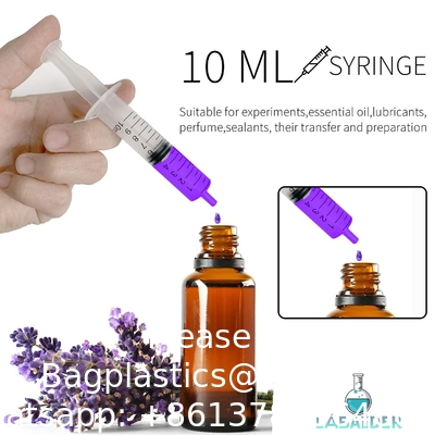 Seringues 10 ml 100 paquets Petite seringue en plastique avec bouchon de pointe, Seringuette de mesure, Seringuette orale Laboratoires scientifiques, Nourrissage
