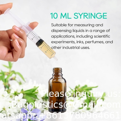 Seringues 10 ml 100 paquets Petite seringue en plastique avec bouchon de pointe, Seringuette de mesure, Seringuette orale Laboratoires scientifiques, Nourrissage