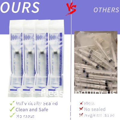 Seringues 10 ml 100 paquets Petite seringue en plastique avec bouchon de pointe, Seringuette de mesure, Seringuette orale Laboratoires scientifiques, Nourrissage