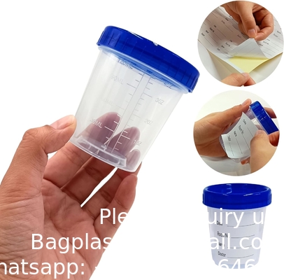 Coupe à échantillon jetable en silicone de haute qualité, stérile, enveloppée individuellement