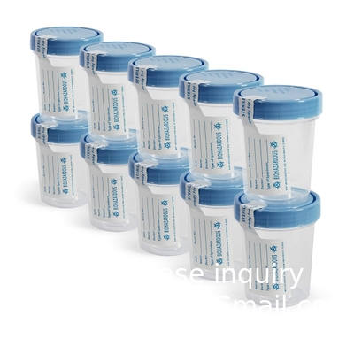 Coupe à échantillon jetable en silicone de haute qualité, stérile, enveloppée individuellement