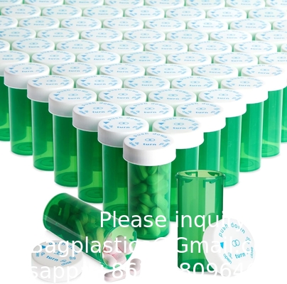250 flacons de comprimés vides avec capuchon, flacons de médicaments en plastique de 13 drams pour médicaments sur ordonnance, compléments alimentaires