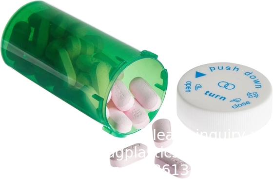 250 flacons de comprimés vides avec capuchon, flacons de médicaments en plastique de 13 drams pour médicaments sur ordonnance, compléments alimentaires
