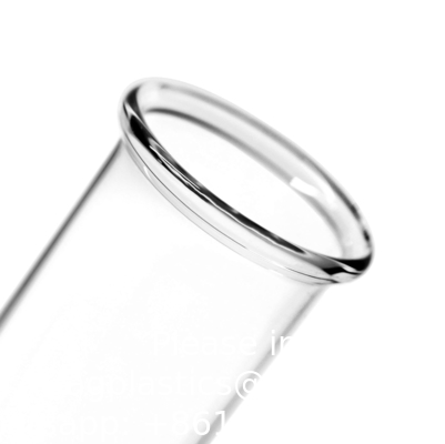 Tubes d'essai sérologiques en verre borosilicate avec capuchon à vis de baquelet noir, revêtements en silicium, vol.30ml 20x150mm