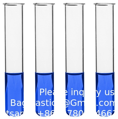 Tubes d'essai, 50 ml - Borosilicate 3,3 verre - Pares épaisses de 1,2 mm, bord perlé - Durabilité thermique et chimique supérieure
