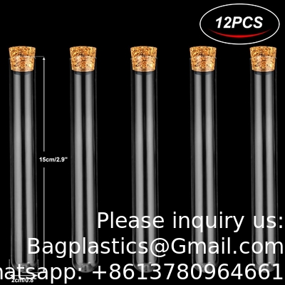 Expériences scientifiques 12 pièces 20x150mm tubes à essai en verre avec bouchons de liège 1 étagère de matériau acrylique
