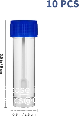 Récipient de prélèvement d'échantillons de 25 à 30 ml, réactif Pré-remplissage Préparation d'échantillon
