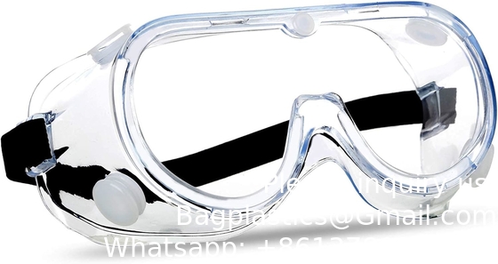 Anti-brouillard lunettes de protection de sécurité Lentilles claires large vision réglable protection des yeux doux œil léger