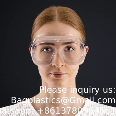 Des lunettes de sécurité de laboratoire de protection sans ventilation avec revêtement anti-brouillard, des lentilles transparentes résistantes aux rayures, adaptées OTG universelles
