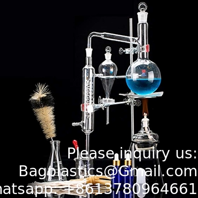 Distillateur Distillation pour faire votre propre huile essentielle, moonshine, 3.3 Boro Alcool Distillateur Laboratoire de chimie Verres