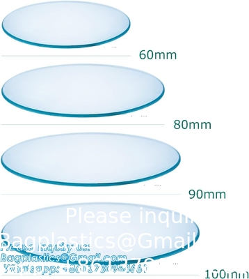 Couvertures de montres à verres résistantes aux températures élevées Couvertures pour laboratoires scientifiques Équipement de montres en verre