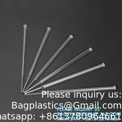 Pipettes à goutte à goutte en verre, pipettes à goutte à goutte en verre borosilicate épais 3 ml Pipettes de transfert de liquide non gradué pour laboratoire