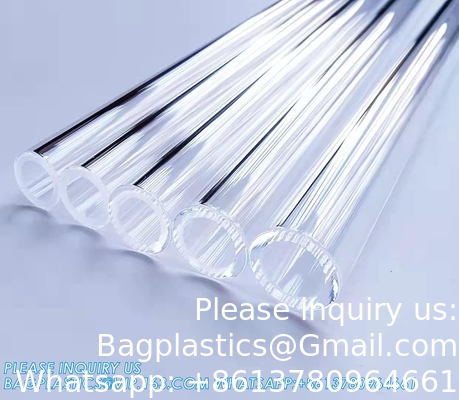 Tubes de soufflage en borosilicate de verre de 10 pièces de 4 pouces de long 12 mm OD 2 mm épaisseur de paroi Tubes, tubes clairs pour art bricolage