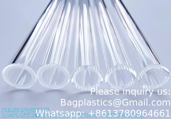 Tubes de soufflage en borosilicate de verre de 10 pièces de 4 pouces de long 12 mm OD 2 mm épaisseur de paroi Tubes, tubes clairs pour art bricolage