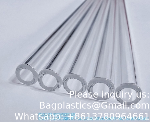 Tubes de soufflage en borosilicate de verre de 10 pièces de 4 pouces de long 12 mm OD 2 mm épaisseur de paroi Tubes, tubes clairs pour art bricolage