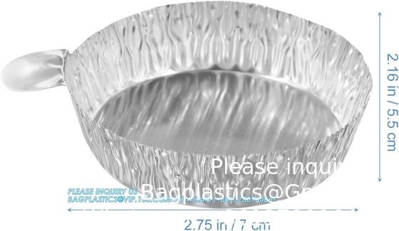 Barques de pesage en aluminium plateaux de mélange de feuilles liquides plateaux de pesage en aluminium plaque de pesage réutilisable