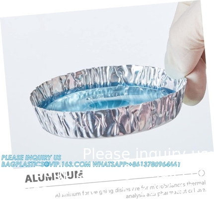 Barques de pesage en aluminium plateaux de mélange de feuilles liquides plateaux de pesage en aluminium plaque de pesage réutilisable