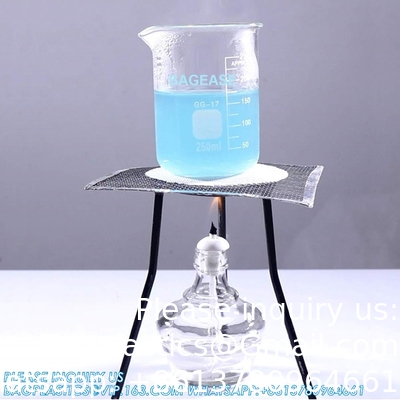 Ensemble de lampes à alcool en verre pour laboratoire Lampes à brûleur d'alcool 150 ml Lampes à alcool en verre et kit de support incluant lampe à alcool, trépied