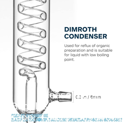 Laboratoire de chimie de distillation Tubes de verre Tubes de verre Laboratoire de chimie Tubes Allihn Condensateur Extracteur de verre Soxhlet