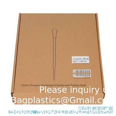 Pipettes à goutte à goutte en verre, pipettes à goutte à goutte en verre borosilicate épais 3 ml Pipettes à transfert de liquide non graduées