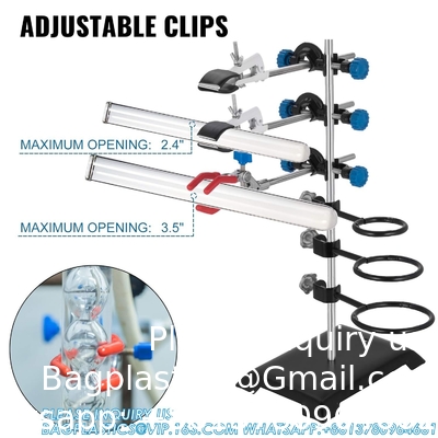 Ensemble de matériaux métalliques de qualité de laboratoire - support de support matériel de fer de qualité supérieure support de support de laboratoire