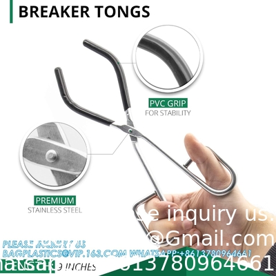 Produits de laboratoire outils de laboratoire essentiels Pack de démarrage - Beaker Tongs de laboratoire Spatula Scoop Cuillère de cuillère de tube à essai pinces stérilisateur