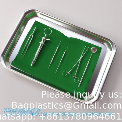 5-pack plateau chirurgical, plateau médical en acier inoxydable instruments de laboratoire de procédure dentaire, outil de tatouage organisateur de salle de bain