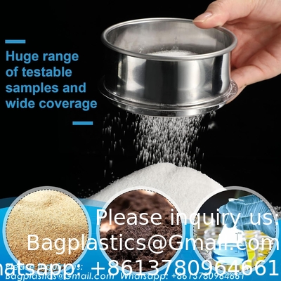 Siège de laboratoire en acier inoxydable 304, 200 mailles (0,074 mm), 80 mailles (0,18 mm), 10 mailles (2 mm) Siège d'essai à ouverture, diamètre 4 pouces