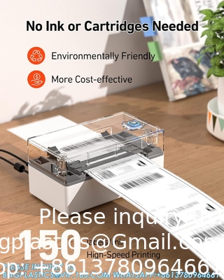 Imprimante d'étiquettes thermiques 4x6 USB, Imprimante d'étiquettes de code-barres pour bureau Pour expédier des colis à domicile Petite entreprise